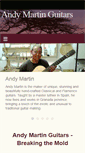 Mobile Screenshot of andymartinguitars.com